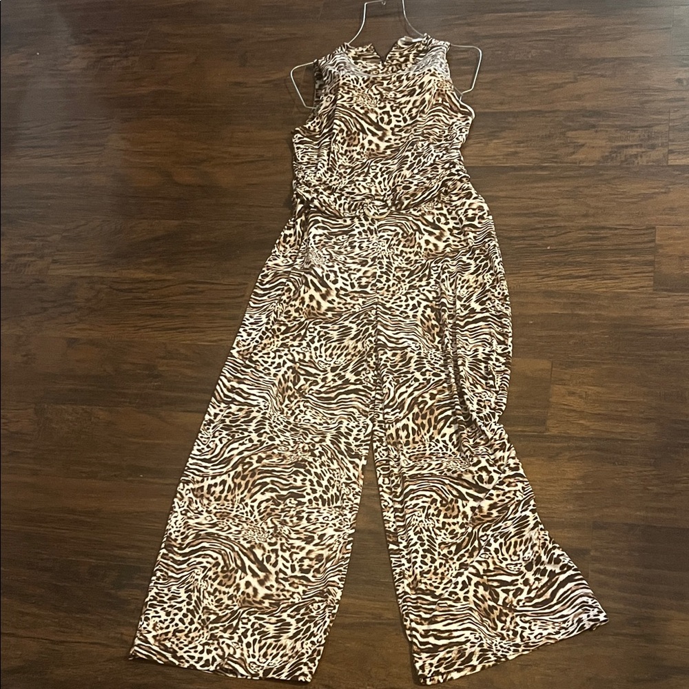 Michael Kors Animal Print Jumpsuit